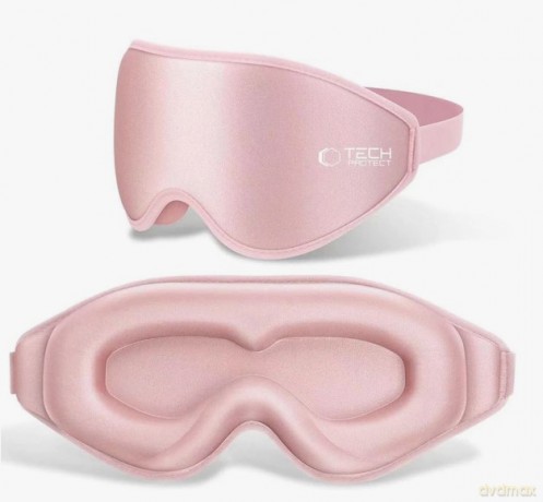 Maska do spania Tech-Protect Eyeshade Sleep Mask - różowa