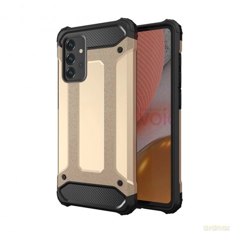 Pancerne hybrydowe etui Hybrid Armor pokrowiec na Samsung Galaxy A56 - złote