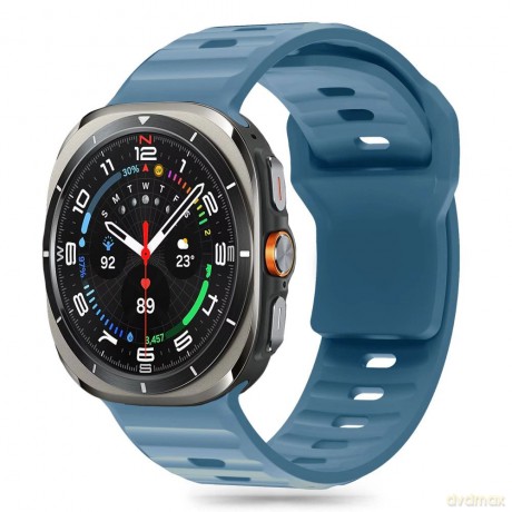 Pasek Tech-Protect Silicone Line do Samsung Galaxy Watch Ultra (47 mm) - niebieski