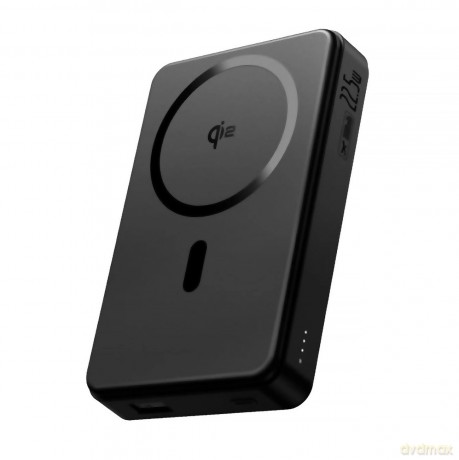 Powerbank Baseus Airpow II 10000mAh Qi2 z MagSafe 22,5W z kablem Baseus Simple Series USB-C - USB-C 20V/3A (30cm) - czarny