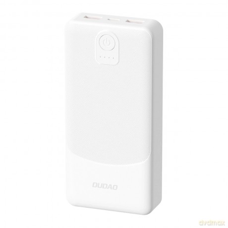 Powerbank Dudao K10Pro 2.4A 20000mAh 2 x USB-A - biały