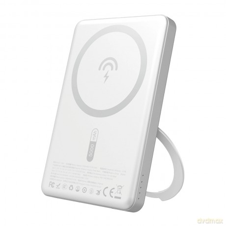 Powerbank Dudao K28S 20W PD 5000mAh z MagSafe i podstawką - srebrny