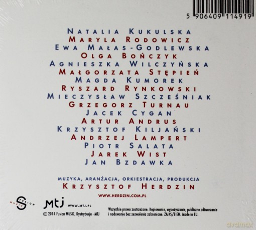 Songbook 2000-2013  Krzysztof Herdzin [CD] 