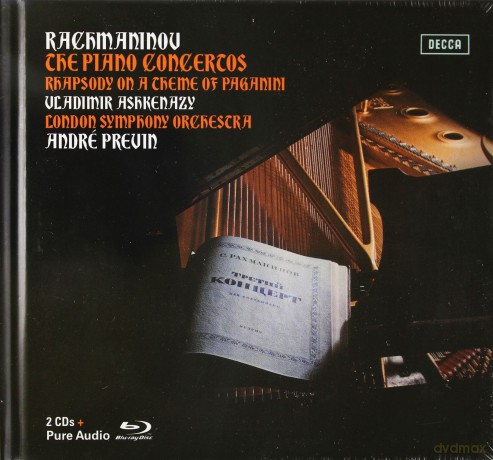 Vladimir Ashkenazy: Rachmaninov: The Piano Concertos Deluxe [Blu-Ray]+[2CD]