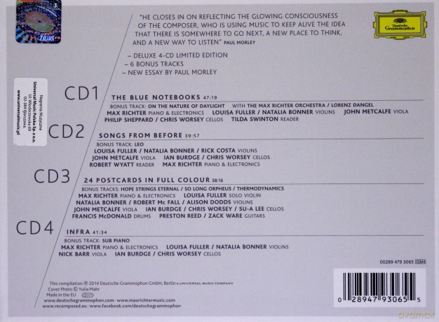 Max Richter: Retrospective [BOX] [4CD]