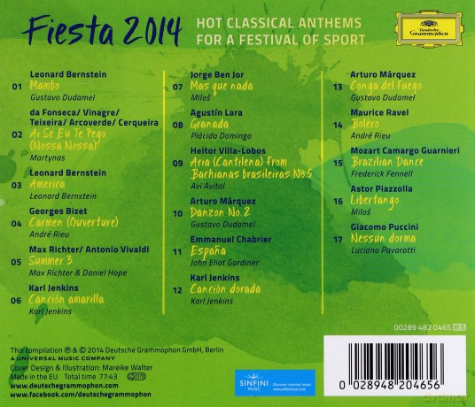 Fiesta 2014 Hot Classical Anthems For A Festival Of Sport [CD]