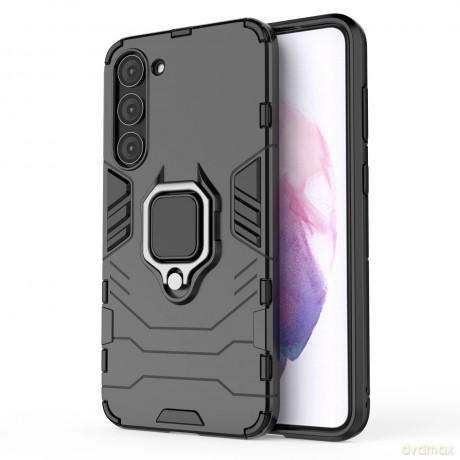 Ring Armor etui do Samsung Galaxy S23+ pancerny pokrowiec uchwyt magnetyczny ring czarne