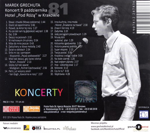 Marek Grechuta: Koncerty, Kraków'81 [CD]