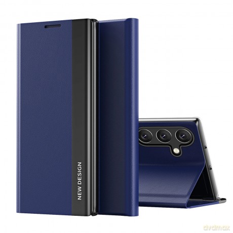 Sleep Case Pro etui do Samsung Galaxy S24 FE z klapką i podstawką - niebieskie