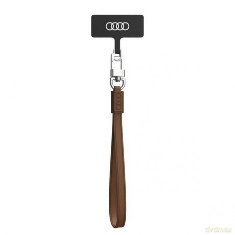 Smycz Audi Crossbody Leather uniwersalna 28cm x 10mm - brązowa