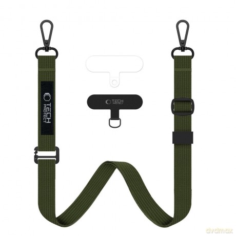 Smycz Tech-Protect C65 Rope Crossbody - oliwkowa