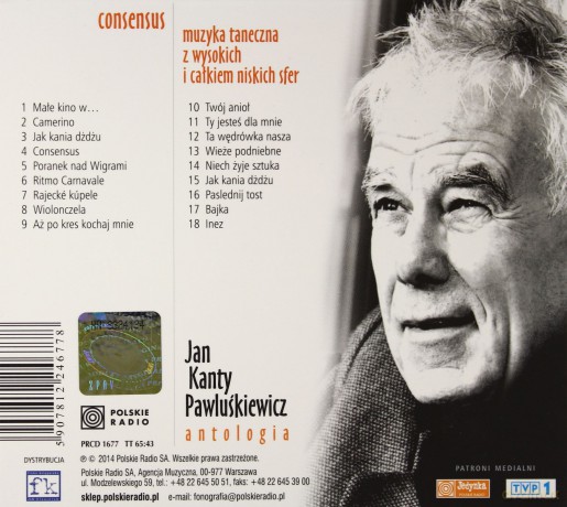 Jan Kanty Pawluśkiewicz: Antologia Vol. 7 - Consensus (digipack) [CD]