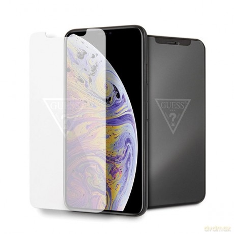 Szkło hartowane Guess Invisible Logo na iPhone Xs Max