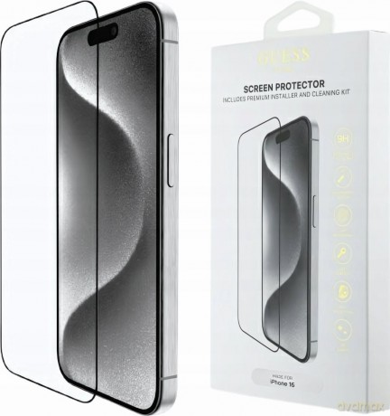 Szkło hartowane Guess Screen Protector 2.5D Outline na iPhone 16 Pro
