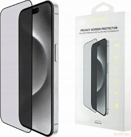 Szkło hartowane prywatyzujące Guess Screen Protector Privacy 2.5D Outline na iPhone 16 Pro
