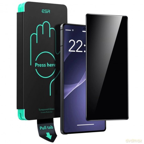 Szkło prywatyzujące ESR Tempered Glass na Samsung Galaxy S25 Ultra