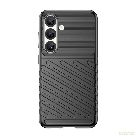 Thunder Case etui do Samsung Galaxy S25 silikonowy pancerny pokrowiec czarne