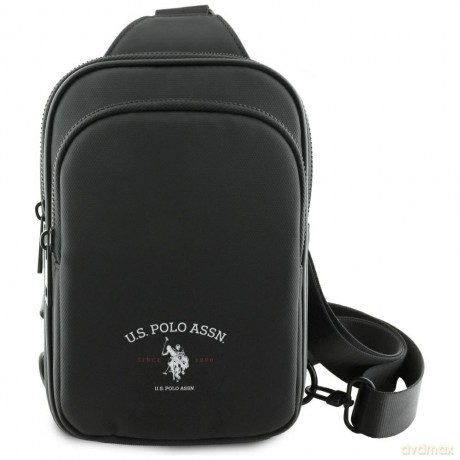 Torebka na telefon US Polo Petit Pique Crossbody Arch czarny