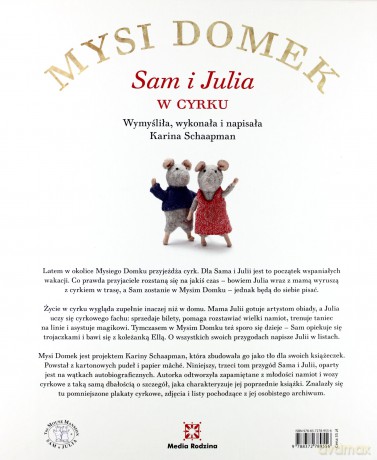 Mysi domek. Sam i Julia w cyrku  - Jadwiga Jędyas [KSIĄŻKA]