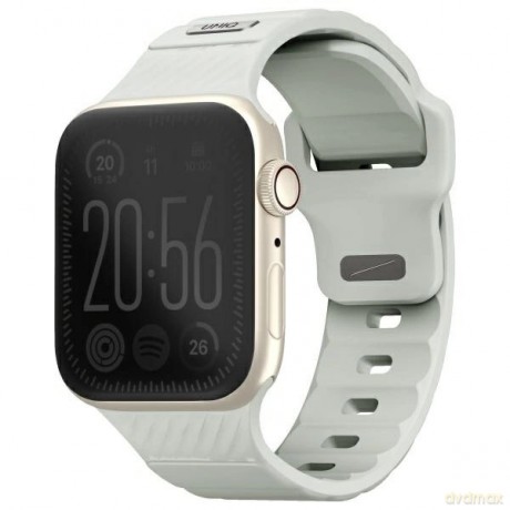 UNIQ pasek Stride SE Apple Watch 42/41/40mm FKM Rubber Strap lume
