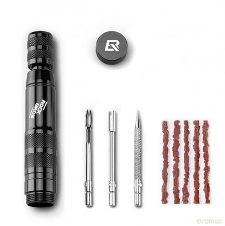 Zestaw naprawczy Rockbros do opon bezdętkowych tubeless - czarny