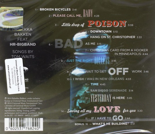 Rebekka Bakken: Little Drop Of Poison [CD]