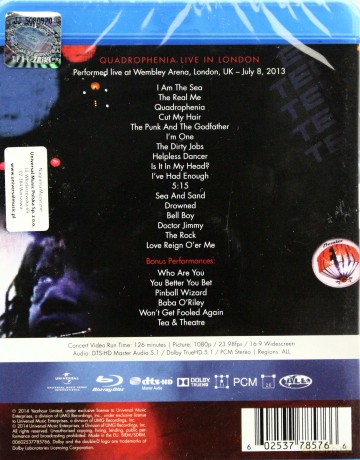 The Who: Quadrophenia - Live In London [Blu-Ray]
