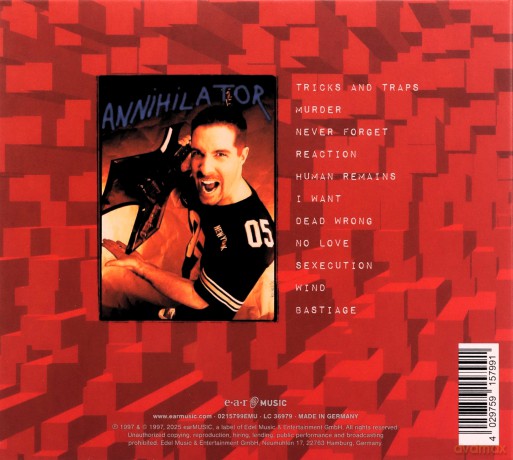 Annihilator: Remains (digipack) [CD]