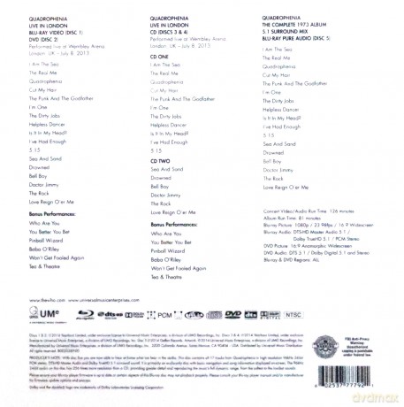 The Who: Quadrophenia - Live In London (Super Deluxe) (Limited) [2xBlu-Ray]+[DVD]+[2CD]