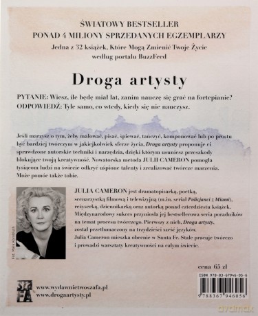 Droga artysty. Jak wyzwolić w sobie twórcę - Julia Cmeron [KSIĄŻKA]