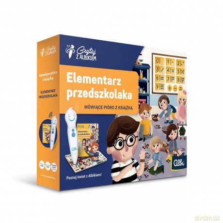 Czytaj z Albikiem. Zestaw Elementarz Przedszkolaka [KSIĄŻKA]