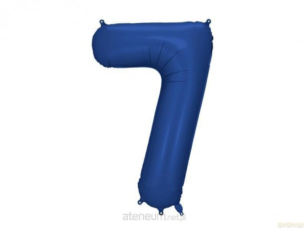 Balon foliowy cyfra 7 86cm granat