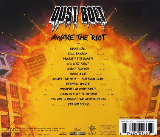 Dust Bolt: Awake The Riot [CD]