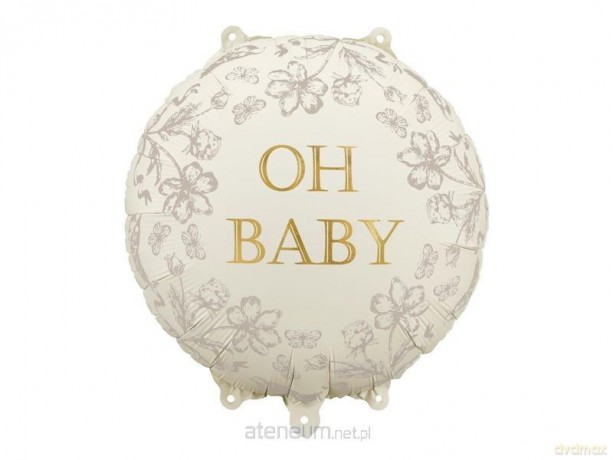 Balon foliowy pastylka Oh Baby 35x35cm