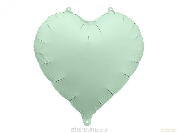 Balon foliowy Serce 45cm zieleń