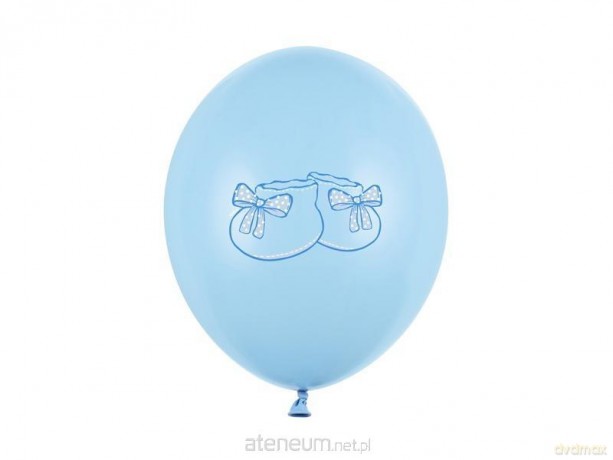 Balony 30cm Bucik pastel Baby Blue 50szt