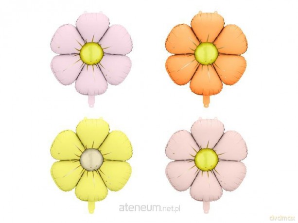 Balony foliowe do girland Stokrotki 65cm 4szt