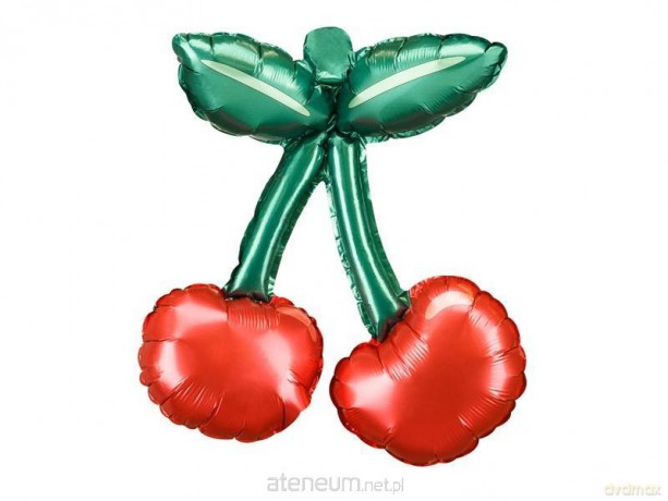 Balony foliowe do girland Wisienki 28x31cm 3szt