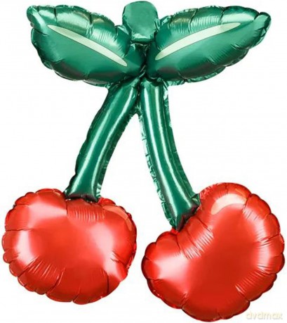 Balony foliowe do girland Wisienki 28x31cm 3szt