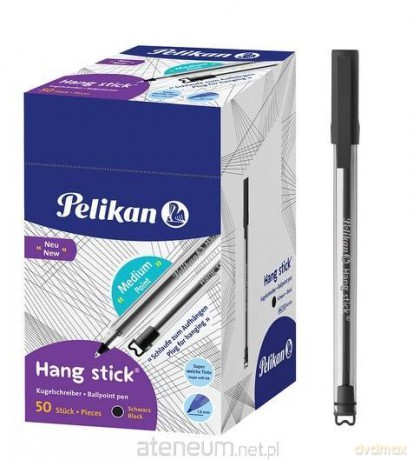 Długopis Hang Stick czarny (50szt)