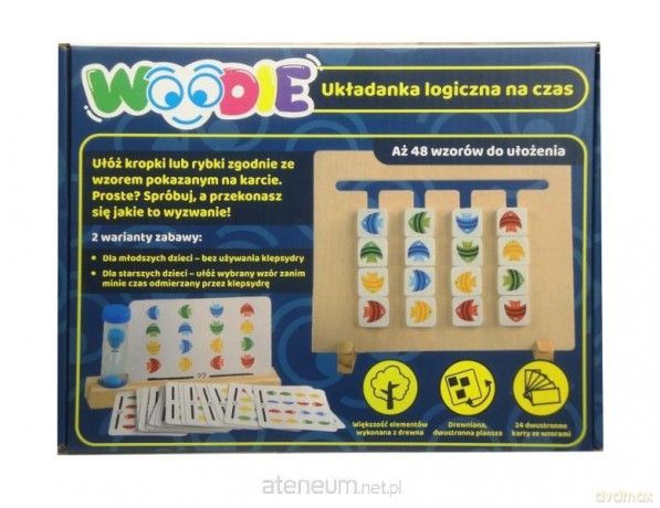 Drewniana układanka logiczna na czas Woodie [GRA PLANSZOWA]