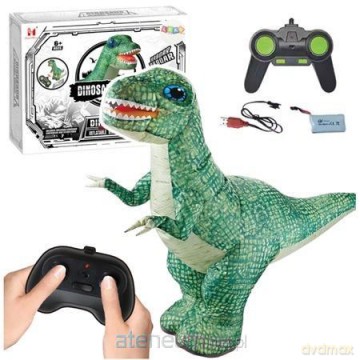 Duży dinozaur dmuchany R/C zielony 130x190cm