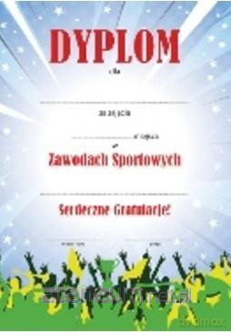 Dyplom A4 Zawody Sportowe Kibice