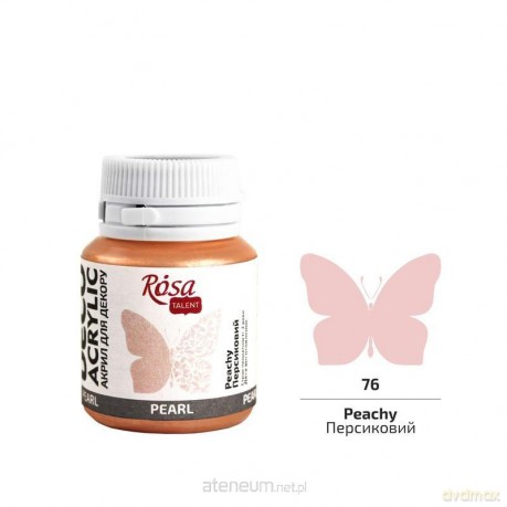 Farba akrylowa perłowa peachy 76 20ml