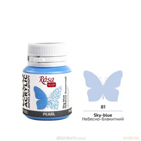 Farba akrylowa perłowa sky-blue 81 20ml