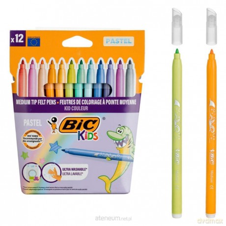 Flamastry Kid Couleur Pastel 12szt