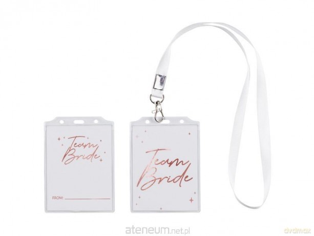 Identyfikator Team Bride 8,7x12,5cm 4szt