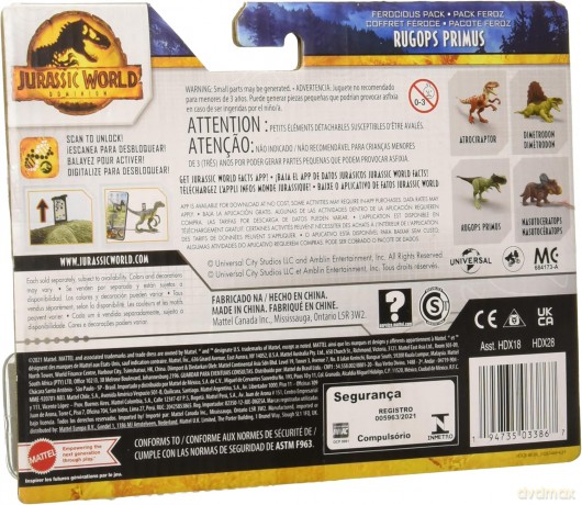 Jurassic World Dinozaur Figurka Rugops Primus [FIGURKA]