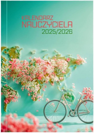Kalendarz nauczyciela 2025/26 A5 tygodniowy PCV Rower [KALENDARZ]