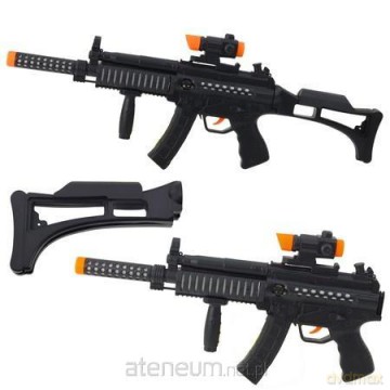 Karabin maszynowy światła dźwięki czarny 62cm
